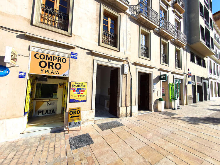 Compro oro en el centro de Málaga Alameda Principal
